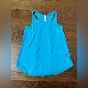 ivivva (kid’s lululemon) blue athletic tank top